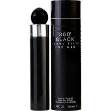 perry ellis 360° black: 3.4 oz edp spray