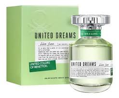 benetton dreams live free 3.4 oz edp spray